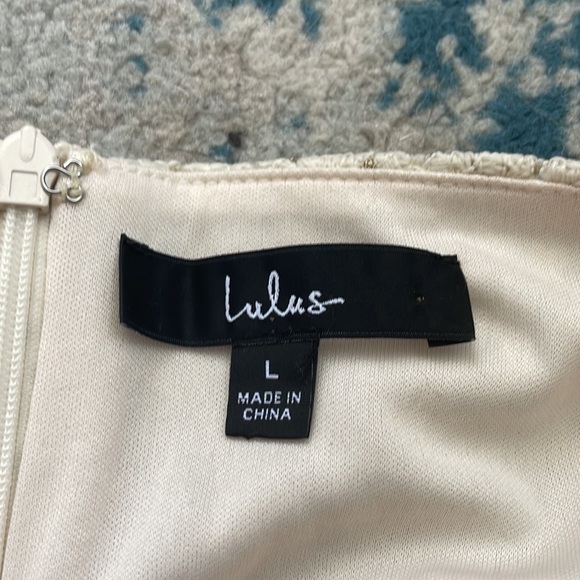 Sight to See Cream Floral Embroidered Cutout Mini Dress - Picture 8 of 9